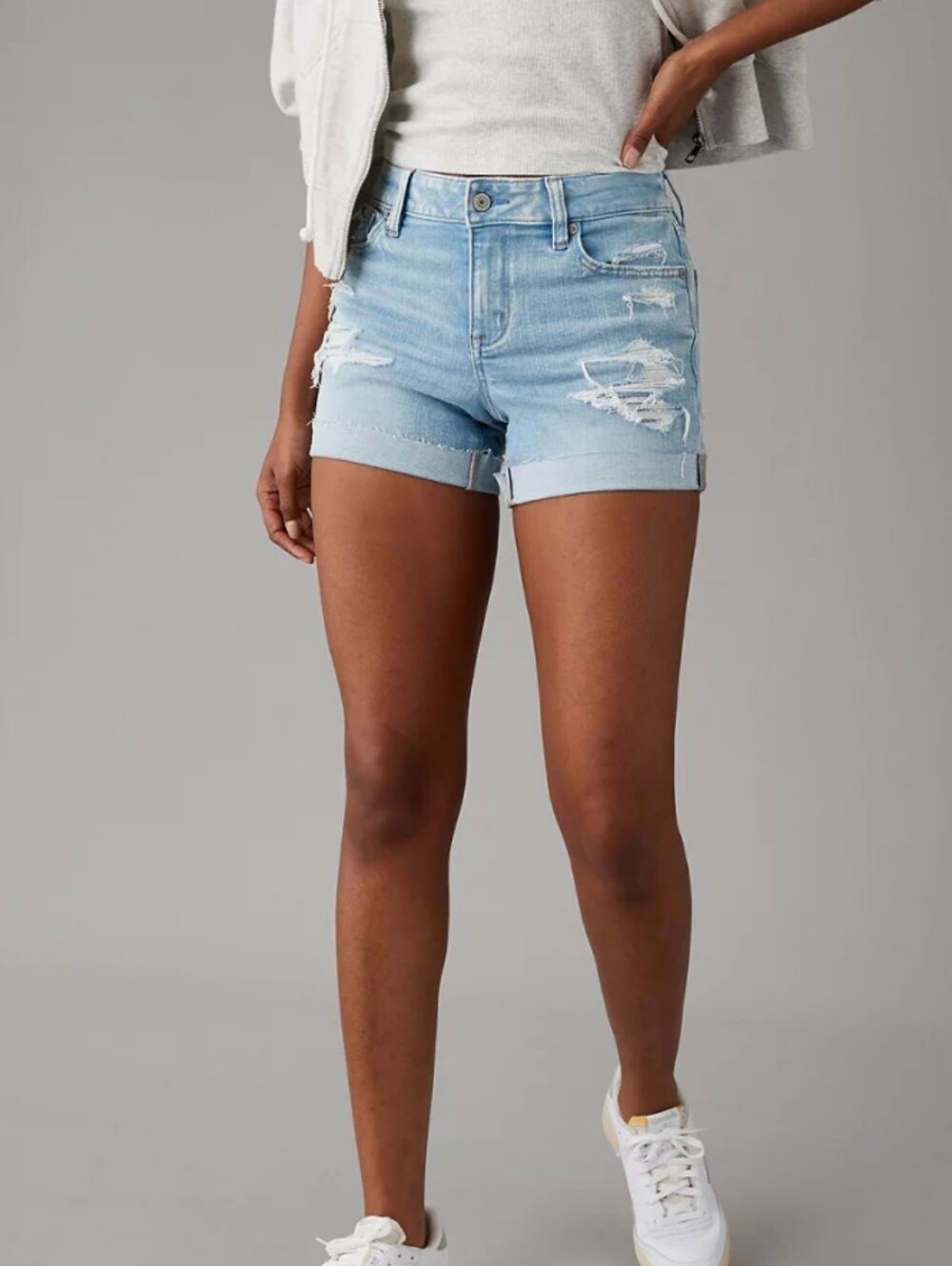 American Eagle Denim Midi Short